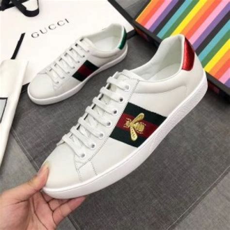 fake gucci bee sneakers|Gucci bee sneakers women's.